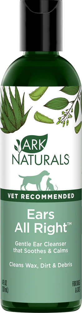 Ark Naturals Ears All Right Ear Cleanser for Dogs & Cats -- 4 fl oz