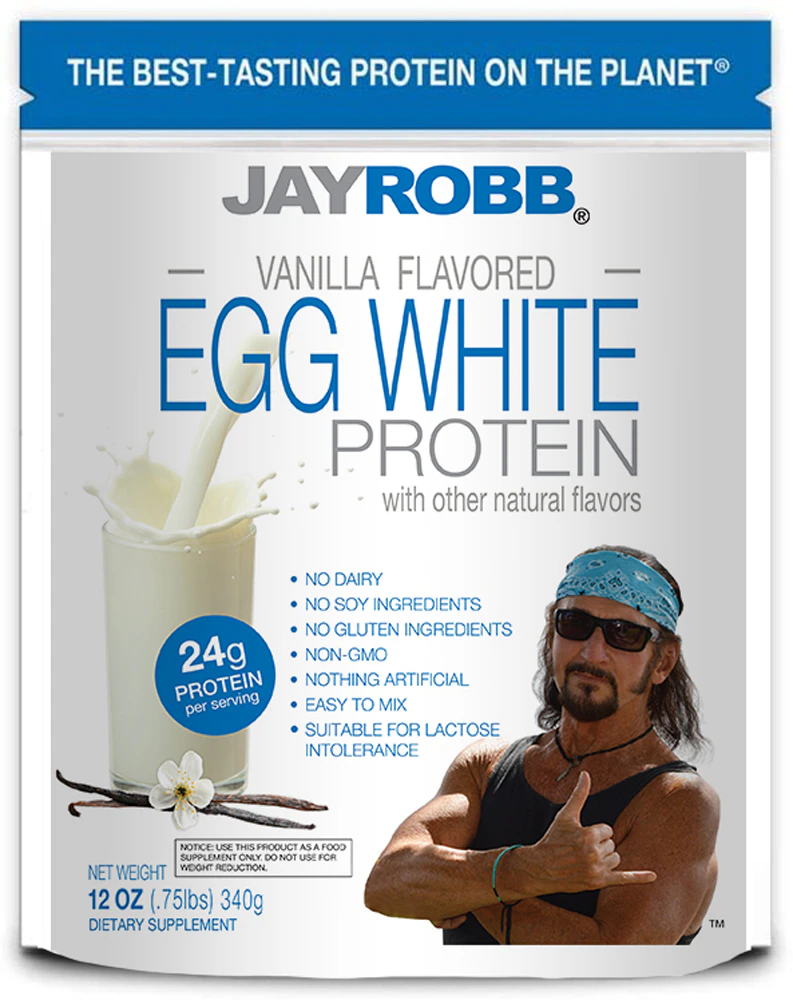 Jay Robb Egg White Protein Vanilla -- 12 oz