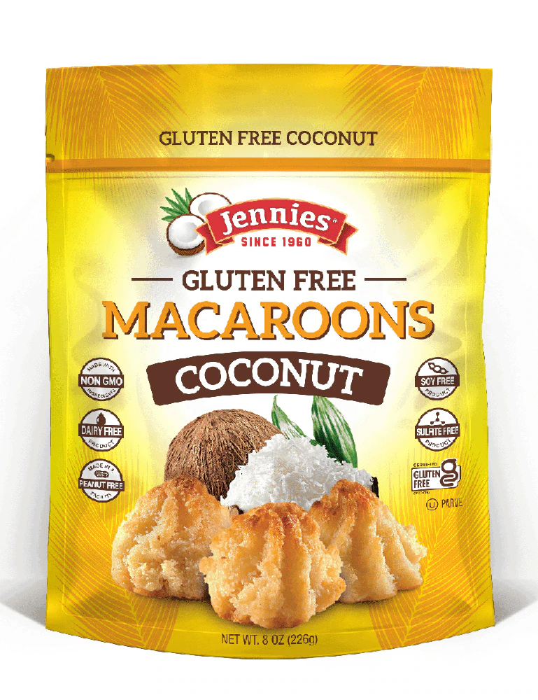 Jennies Macaroons Gluten Free Coconut -- 8 oz