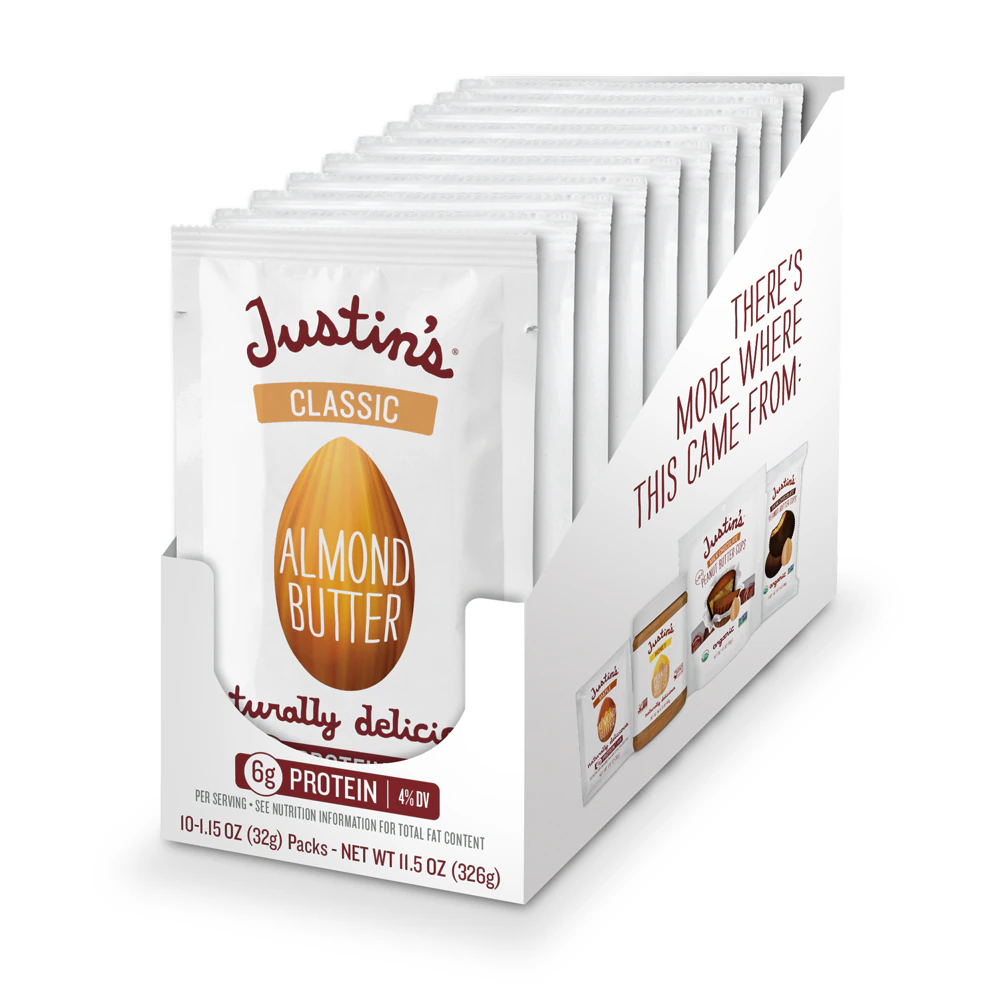 Justin's Classic Almond Butter -- 1.5 oz Each / Pack of 10