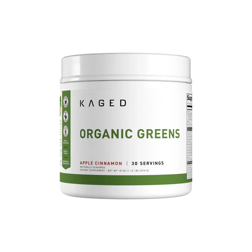 Kaged Outlive 100 Premium Organic Superfoods + Greens Apple Cinnamon -- 18 oz
