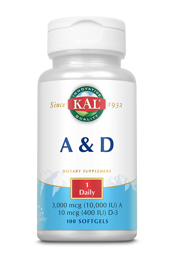Kal A and D -- 100 Softgels