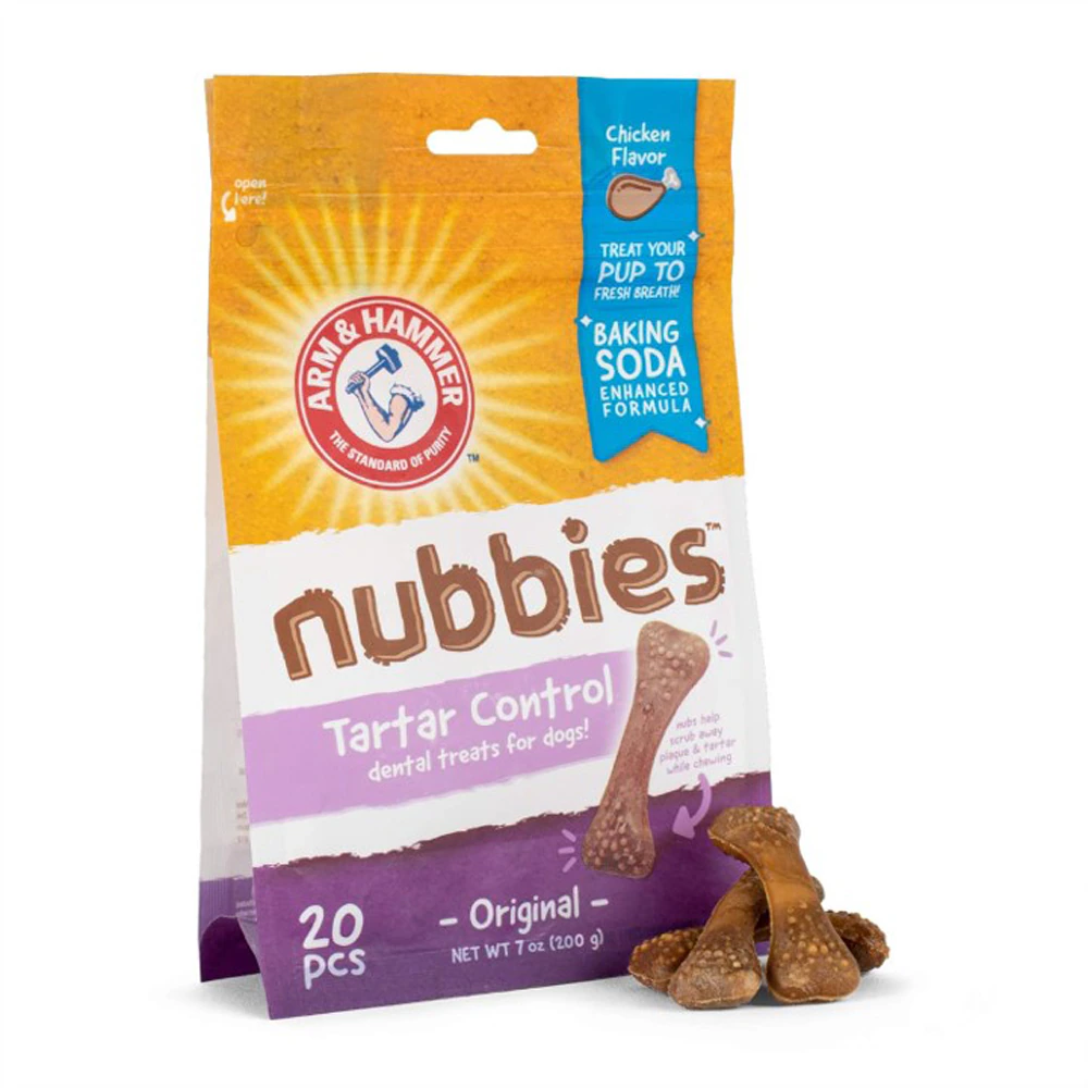 Arm & Hammer Nubbies Dental Treats for Dogs Chicken -- 20 Dog Treats