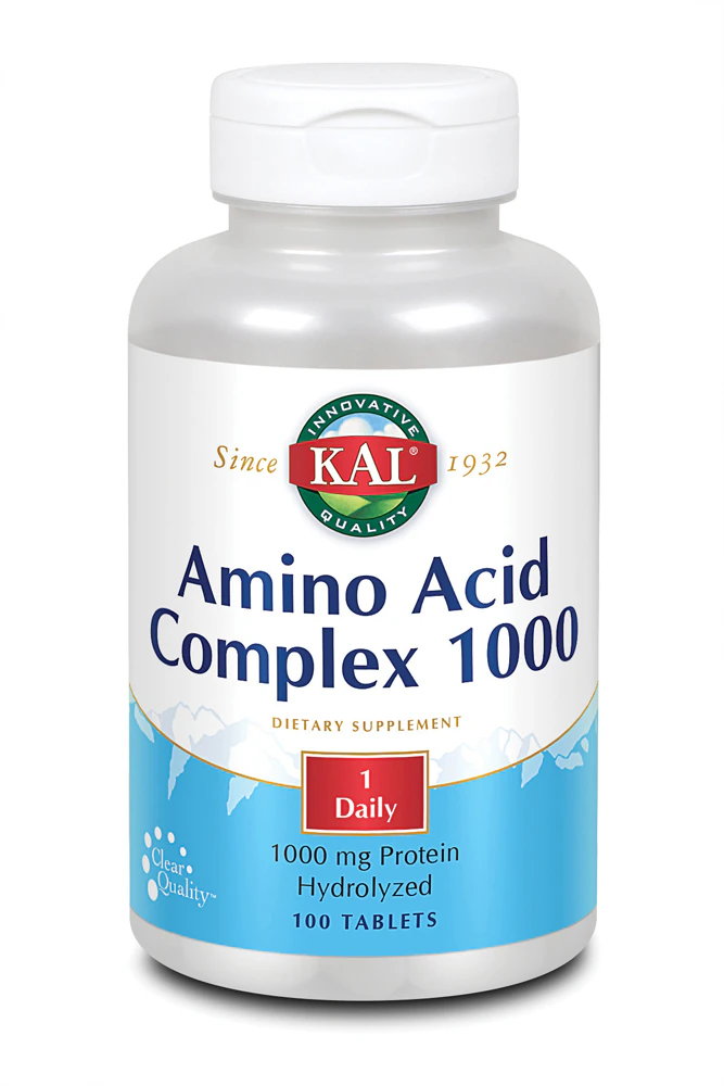 Kal Amino Acid Complex -- 1000 mg - 100 Tablets