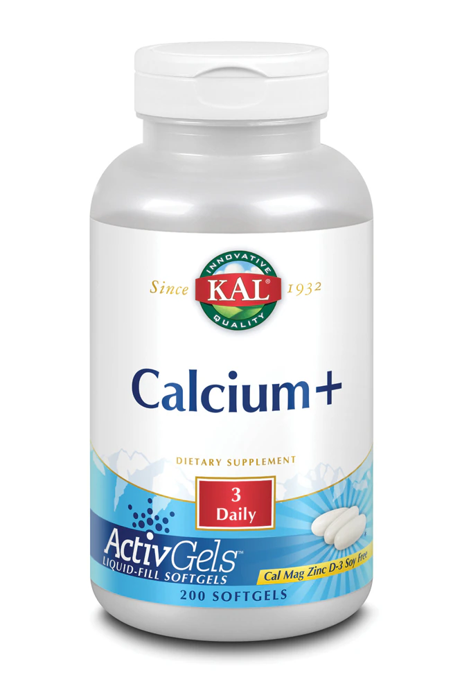 Kal Calcium Plus -- 1000 mg - 200 Softgels