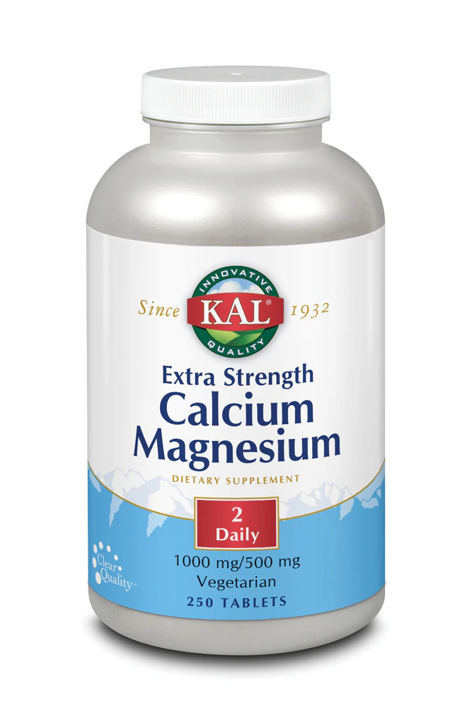 Kal Calcium plus Magnesium Extra Strength -- 1500 mg - 250 Tablets