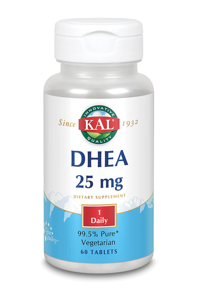Kal DHEA -- 25 mg - 60 Vegetarian Tablets