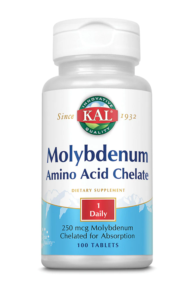 Kal Molybdenum Chelated -- 250 mcg - 100 MicroTablets