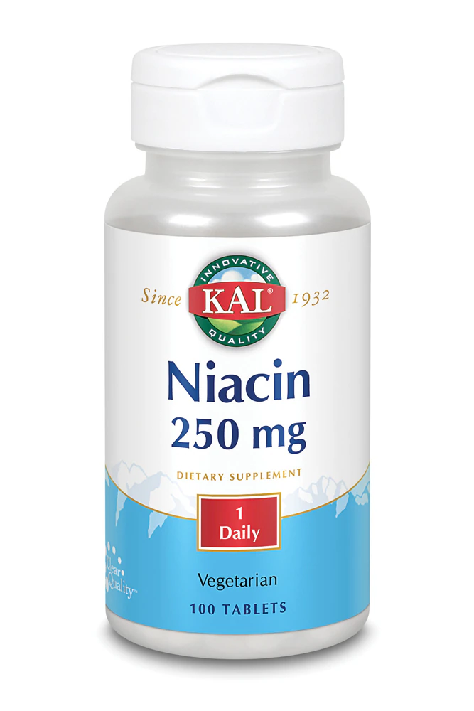 Kal Niacin -- 250 mg - 100 Tablets