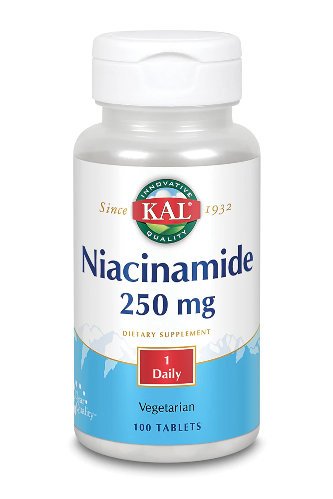 Kal Niacinamide 250 -- 100 Tablets