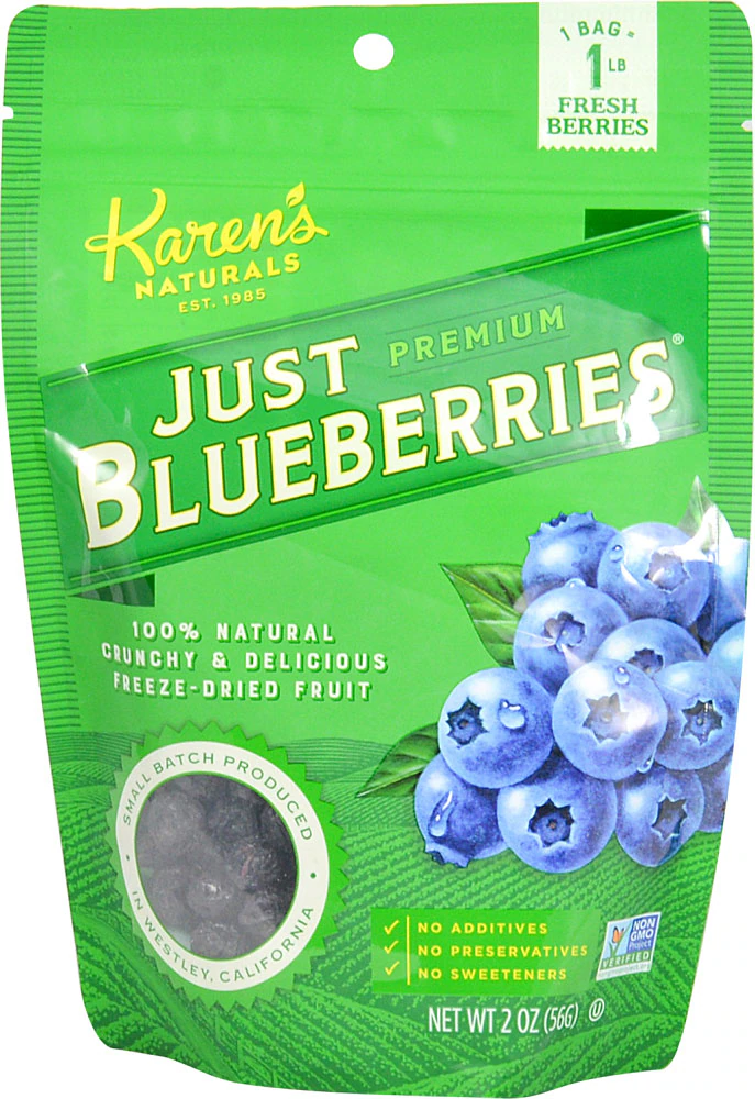 Karen's Naturals Just Blueberries -- 2 oz