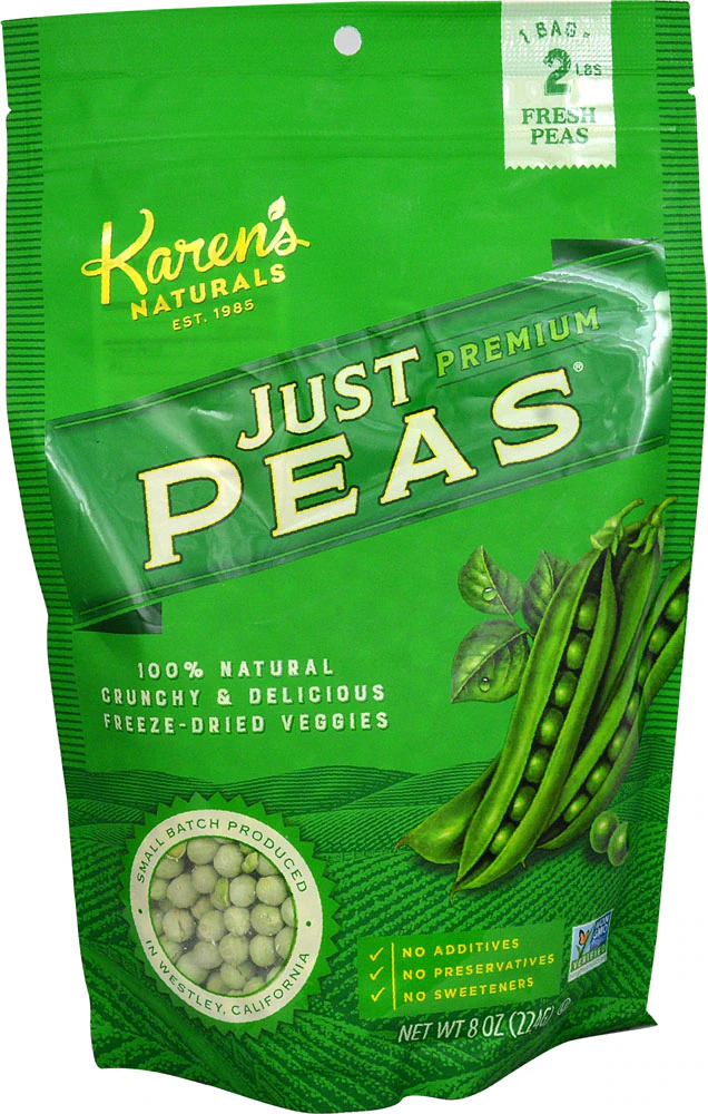 Karen's Naturals Just Peas -- 8 oz