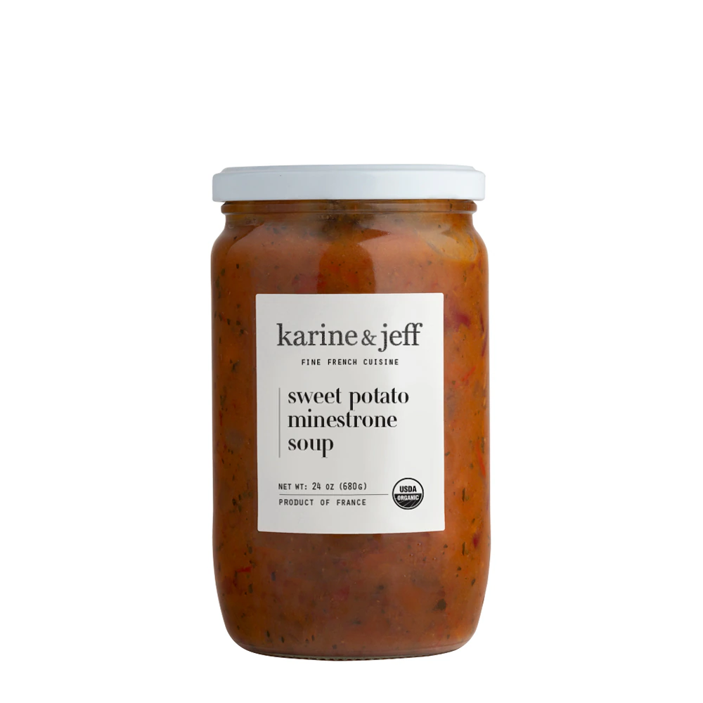 Karine & Jeff Organic Sweet Potato Minestrone Soup -- 24 fl oz