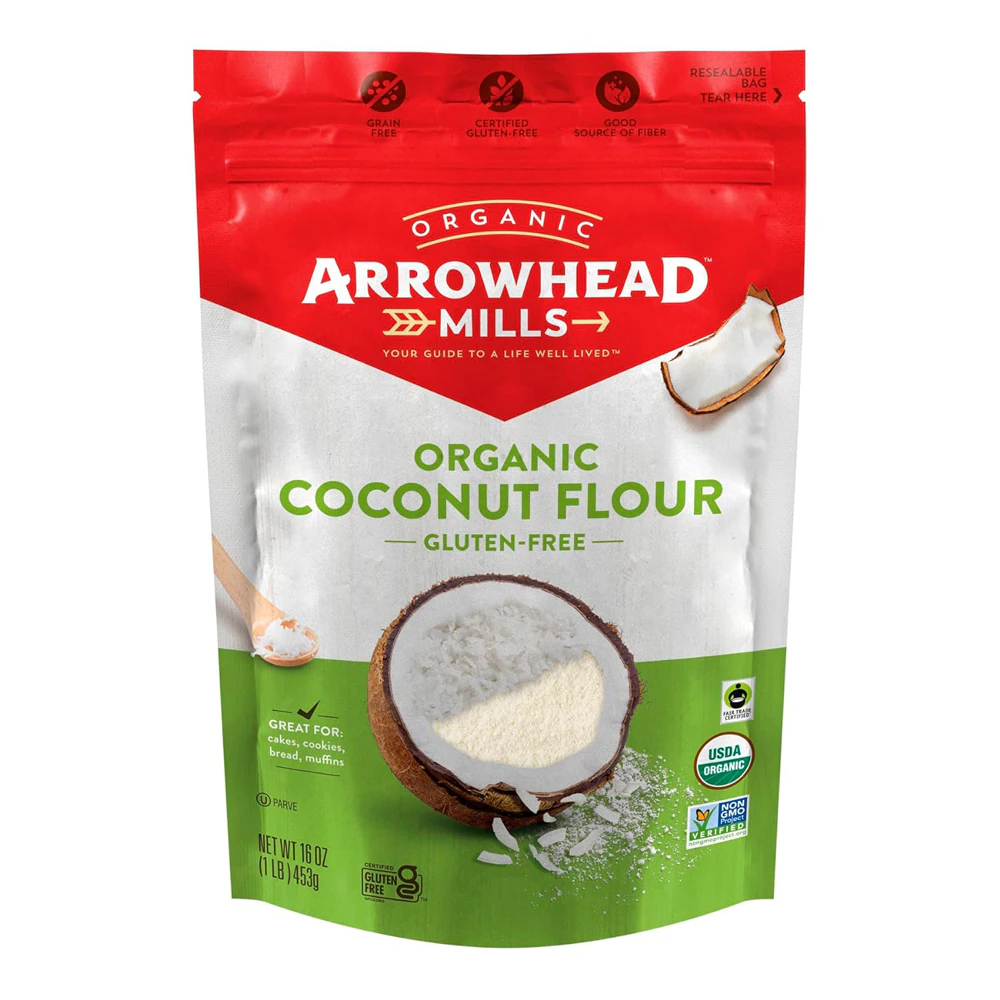 Arrowhead Mills Gluten Free Organic Coconut Flour -- 16 oz