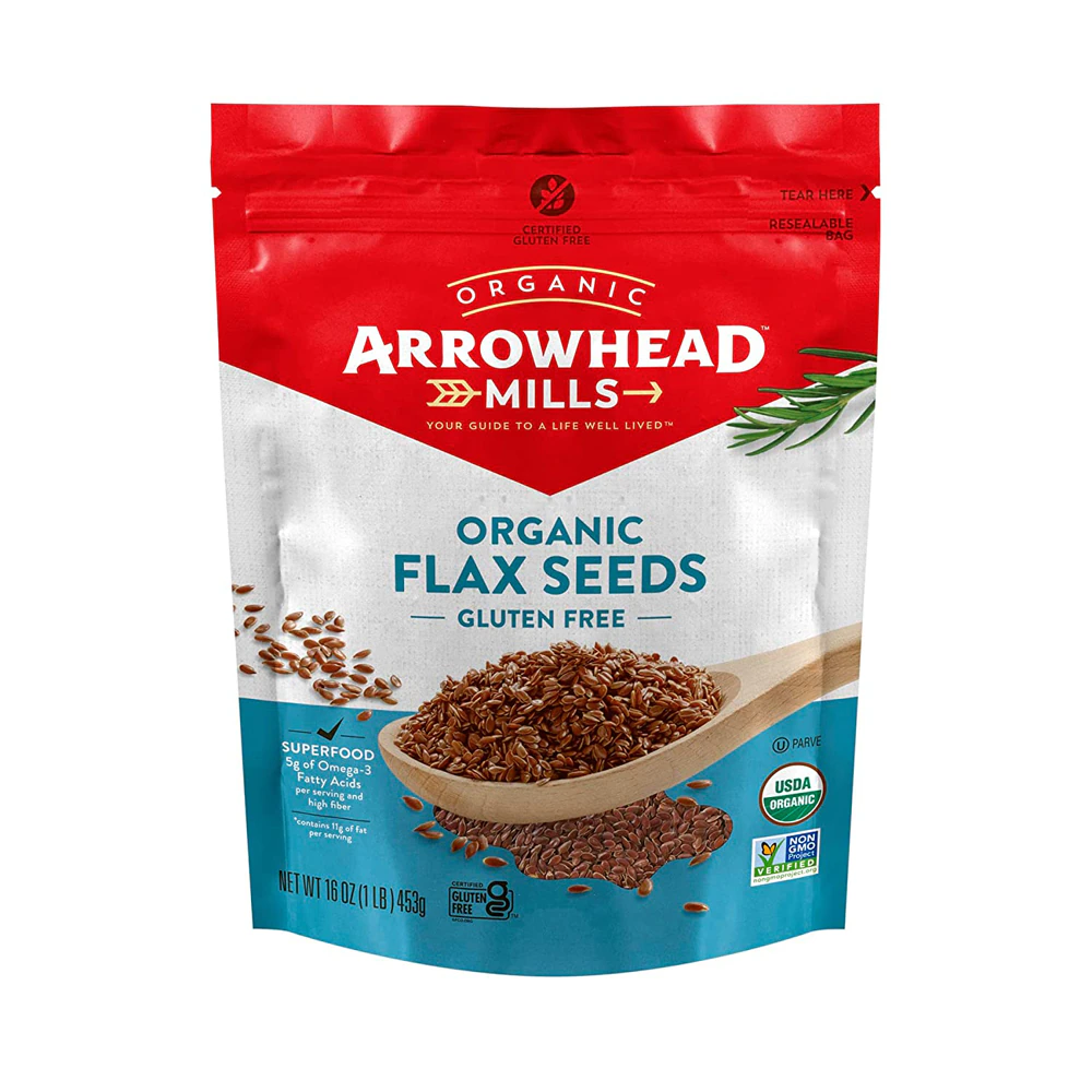 Arrowhead Mills Gluten Free Organic Flax Seeds -- 16 oz