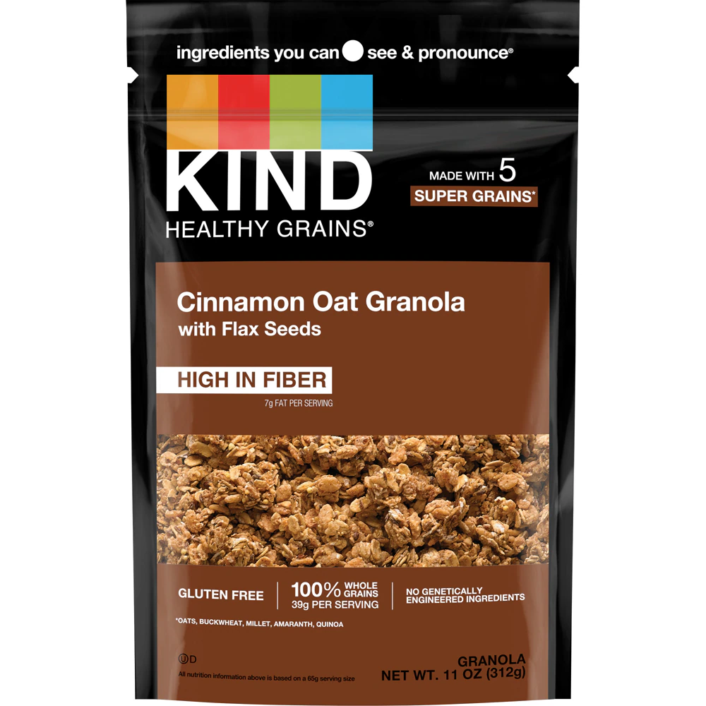 KIND Gluten Free Healthy Grains Granola Clusters Cinnamon Oat -- 11 oz