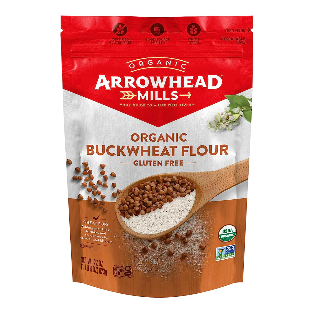 Arrowhead Mills Organic Buckwheat Flour Gluten Free -- 22 oz