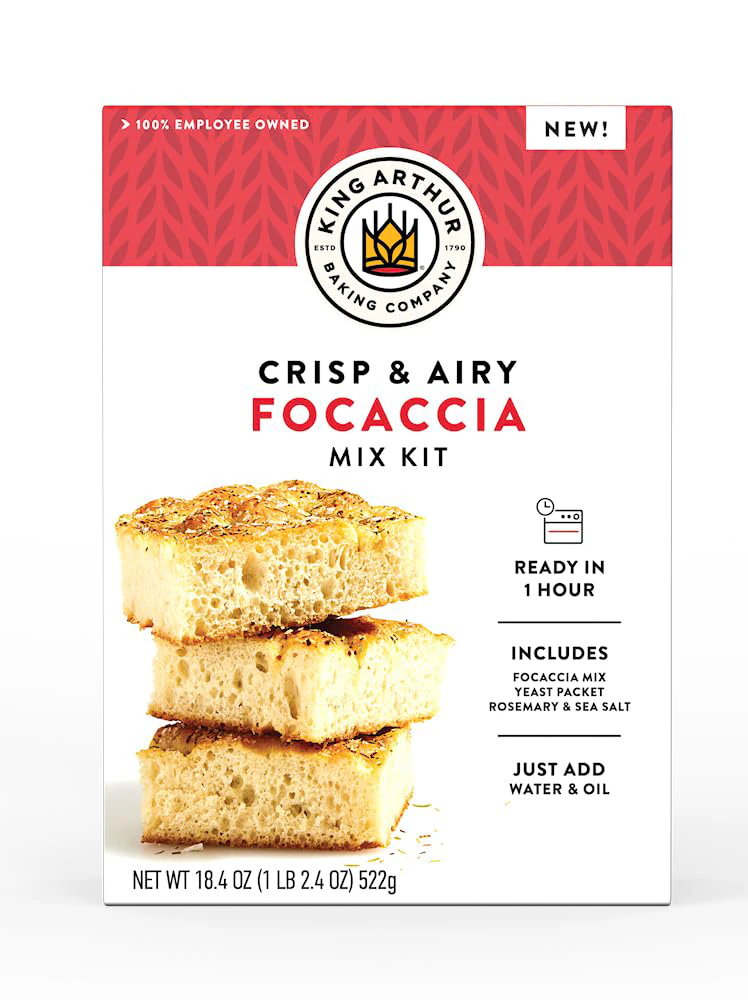 King Arthur Baking Company Baking Mix Kit Focaccia -- 18.4 oz