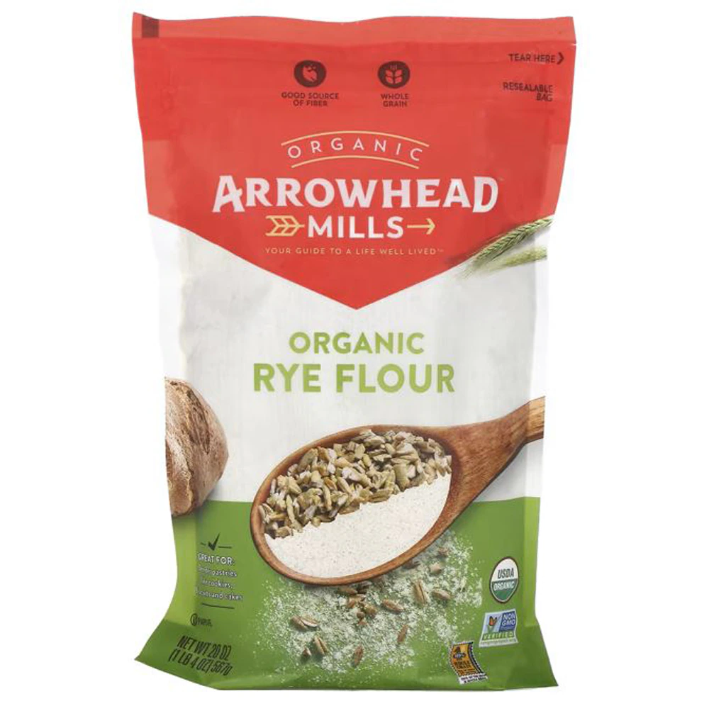 Arrowhead Mills Organic Rye Flour -- 20 oz