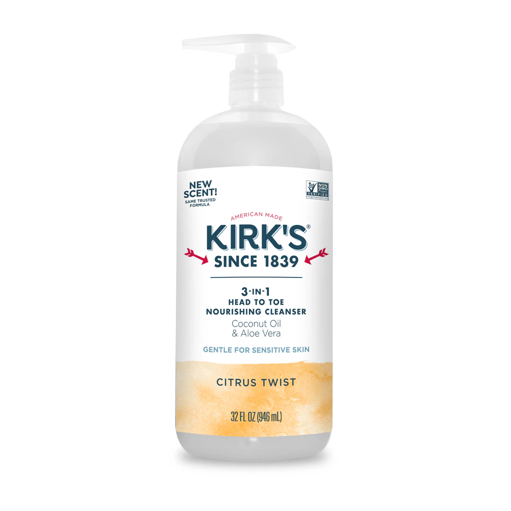 Kirk's 3-In-1 Head To Toe Nourishing Cleanser Citrus Twist -- 32 fl oz