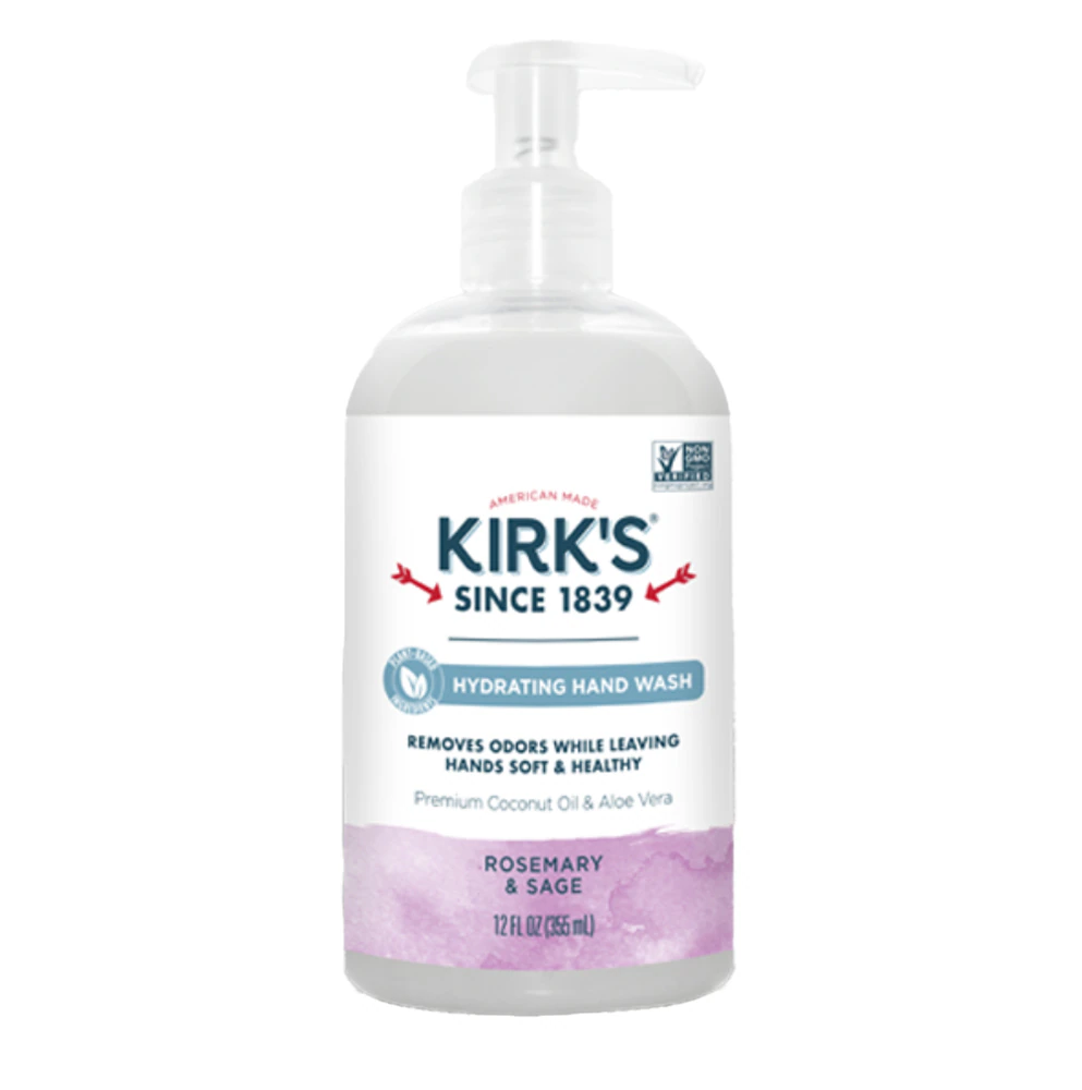 Kirk's Odor Neutralizing Hand Wash - Rosemary Sage -- 12 fl oz