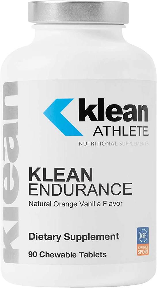 Klean Athlete Klean Endurance - NSF Certified for Sport Natural Orange Vanilla -- 90 Chewable Tablets
