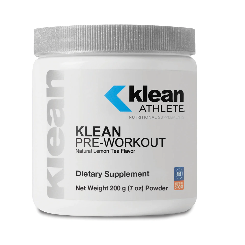 Klean Athlete Pre-Workout Powder - NSF Certified for Sport Natural Lemon Tea -- 7 oz