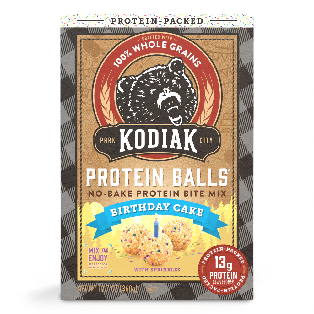 Kodiak Cakes Protein Balls Birthday Cake -- 12.7 oz