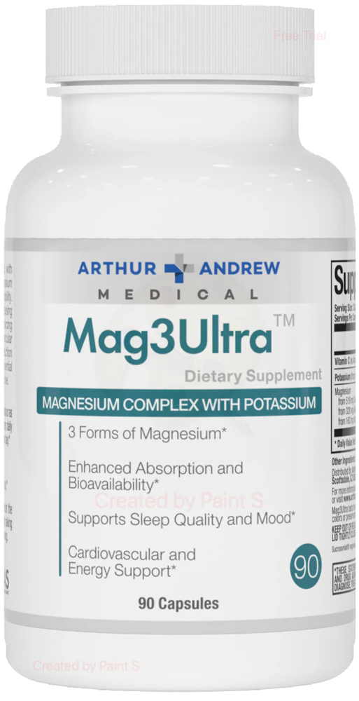 Arthur Andrew Medical Inc. Mag3Ultra -- 90 Capsules