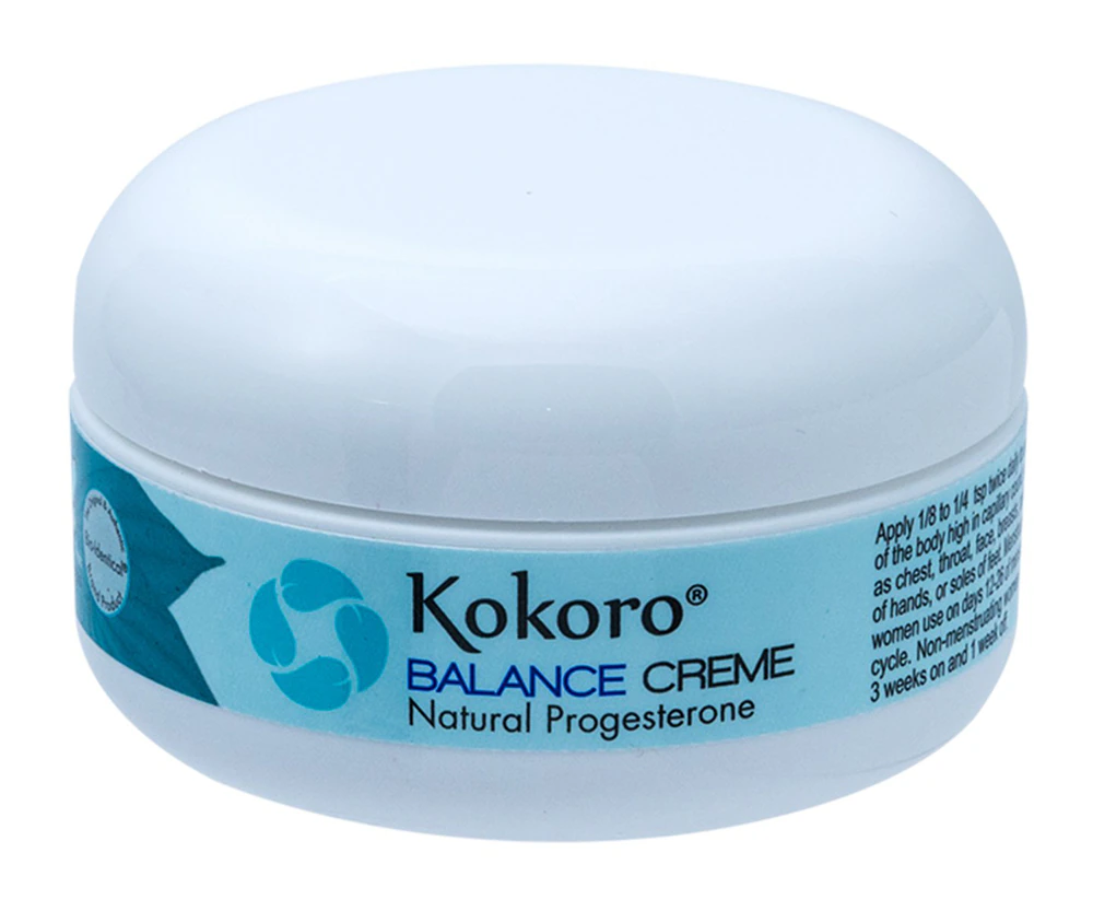 Kokoro Balance Creme for Women Natural Progesterone -- 2 oz
