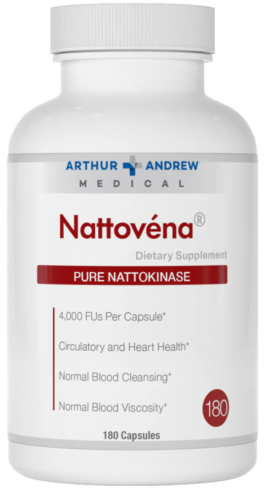 Arthur Andrew Medical Inc. Nattovena Pure Nattokinase -- 4000 FU - 180 Capsules