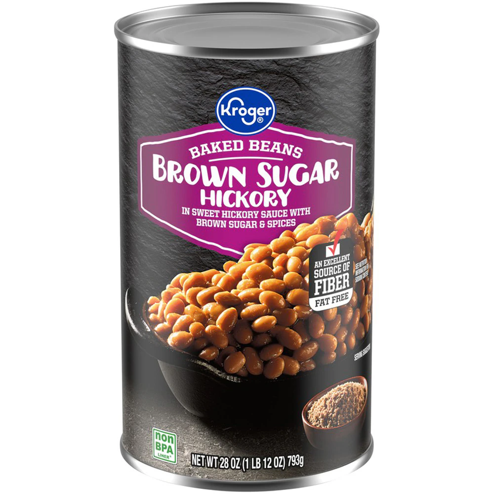 Kroger Baked Beans Brown Sugar Hickory -- 28 oz