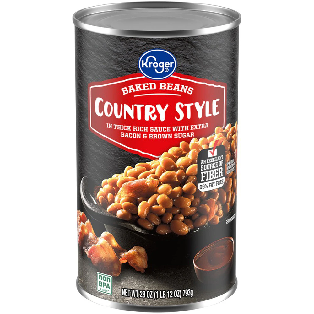 Kroger Baked Beans Country Style -- 28 oz