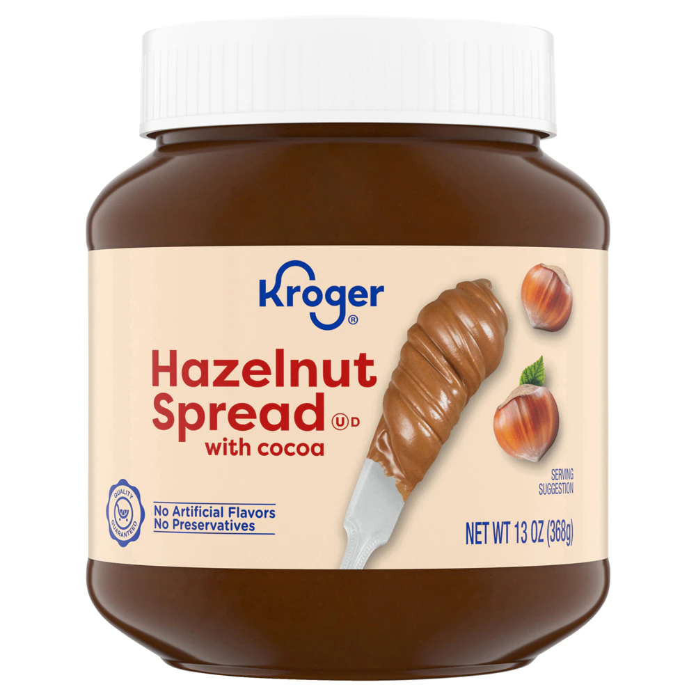 Kroger Hazelnut Spread with Cocoa -- 13 oz