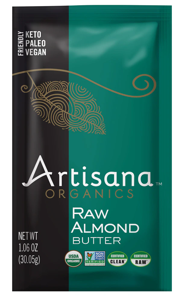 Artisana Organic Raw Almond Butter Squeeze Pack -- 1.06 oz