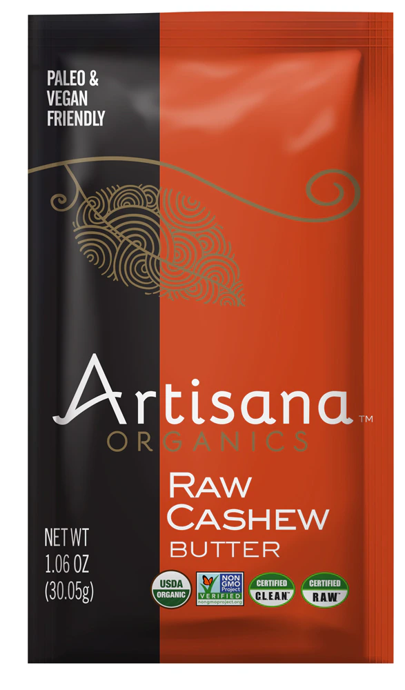Artisana Organic Raw Cashew Butter Squeeze Pack -- 1.06 oz