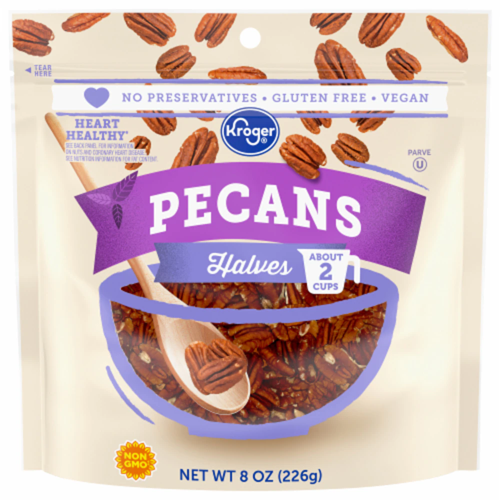 Kroger Pecan Halves -- 8 oz