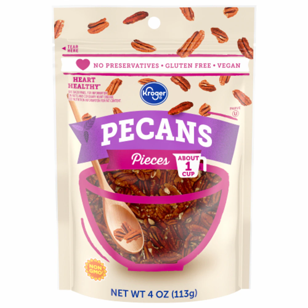 Kroger Pecan Pieces -- 4 oz