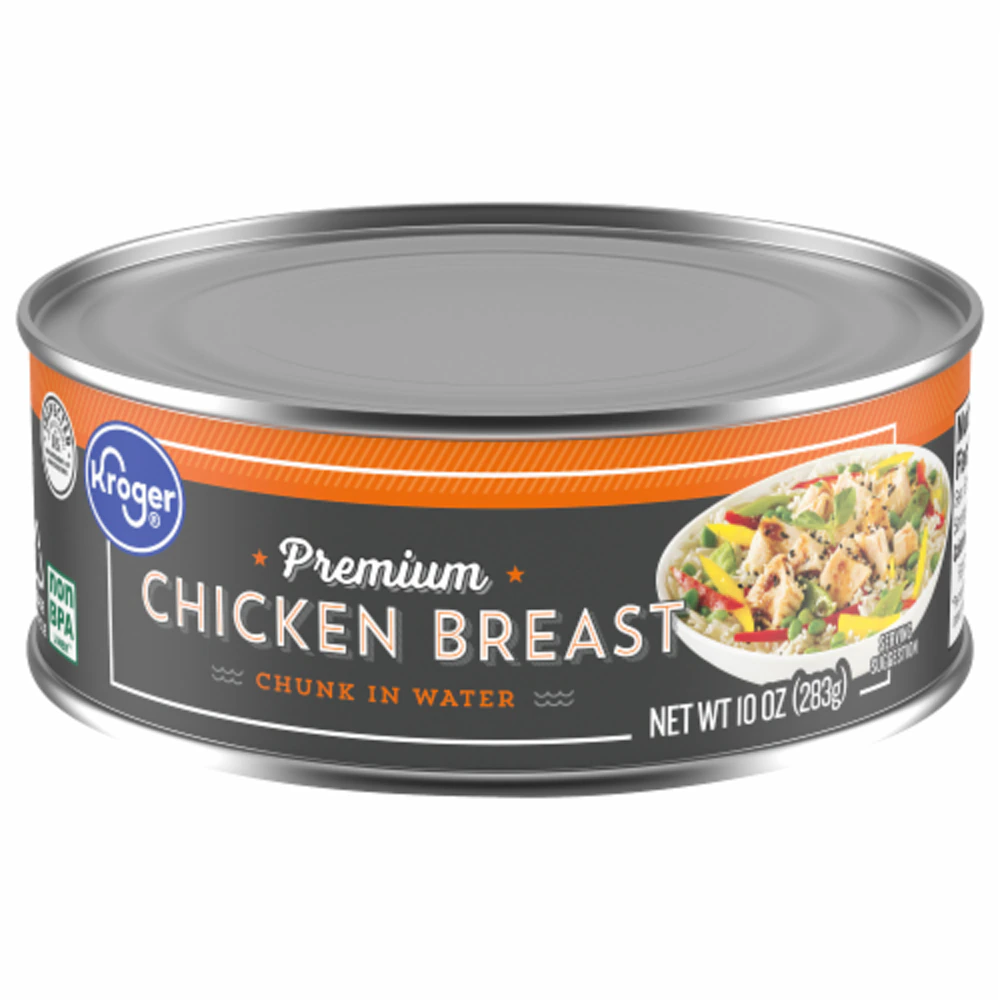 Kroger Premium Chicken Breast Chunks in Water -- 10 oz
