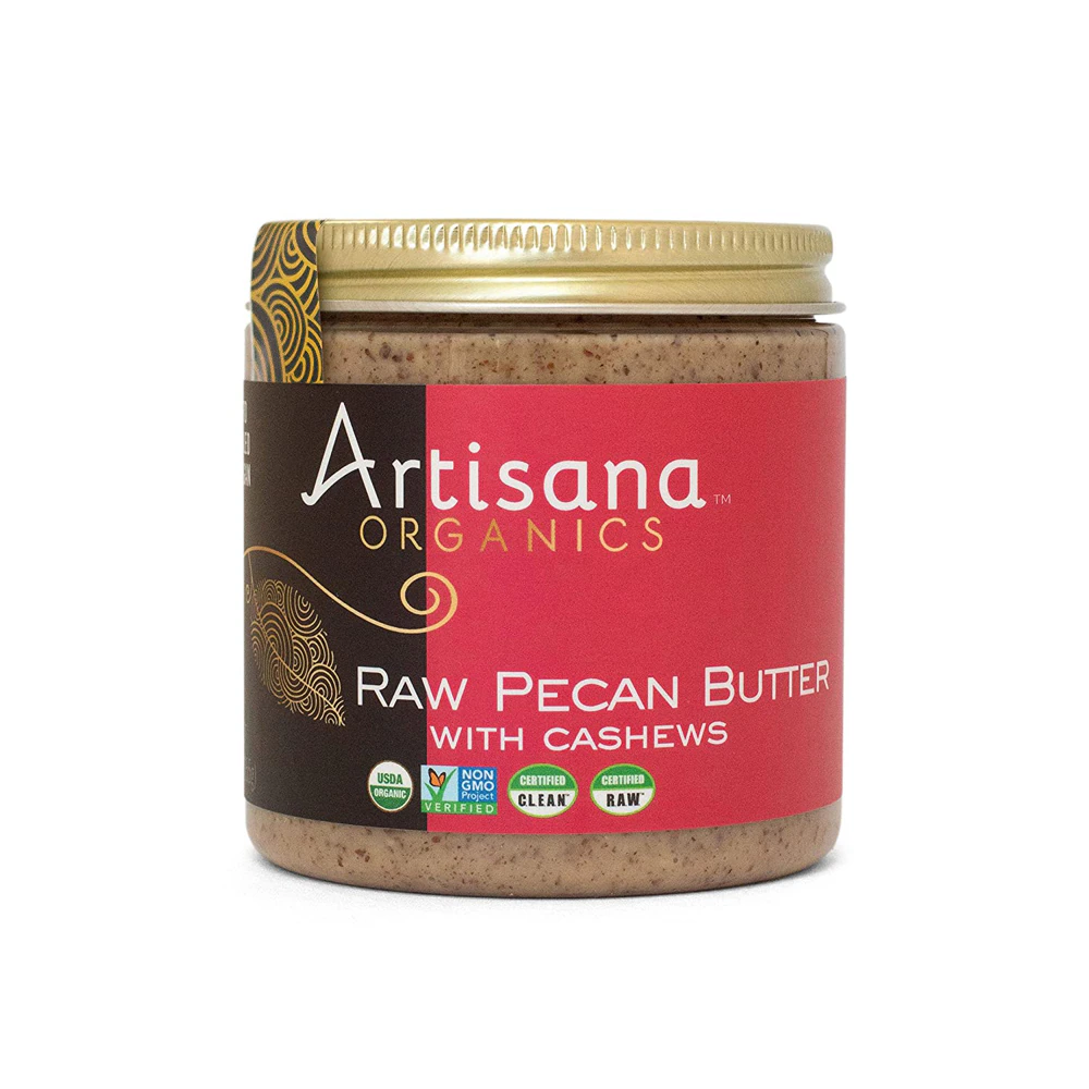 Artisana Organic Raw Pecan Nut Butter with Cashews -- 8 oz