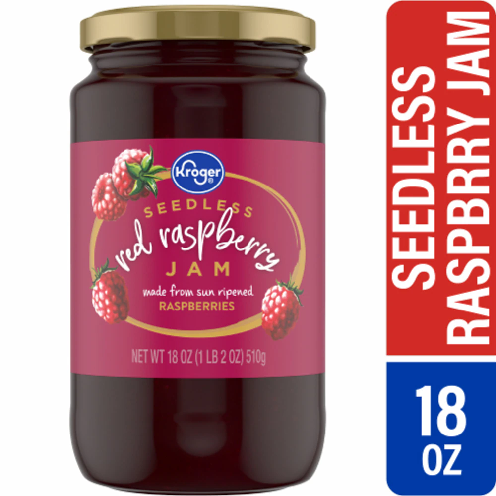 Kroger Raspberry Jam Seedless -- 18 oz