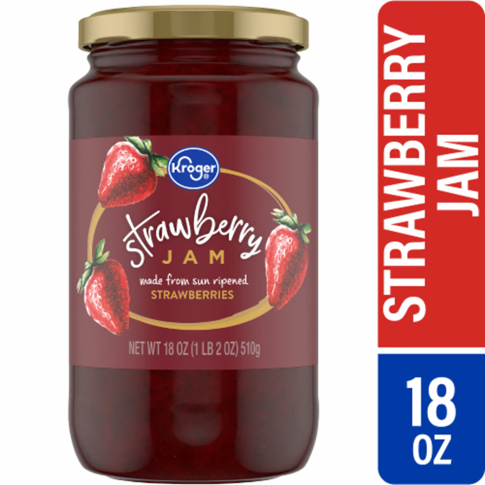 Kroger Strawberry Jam -- 18 oz