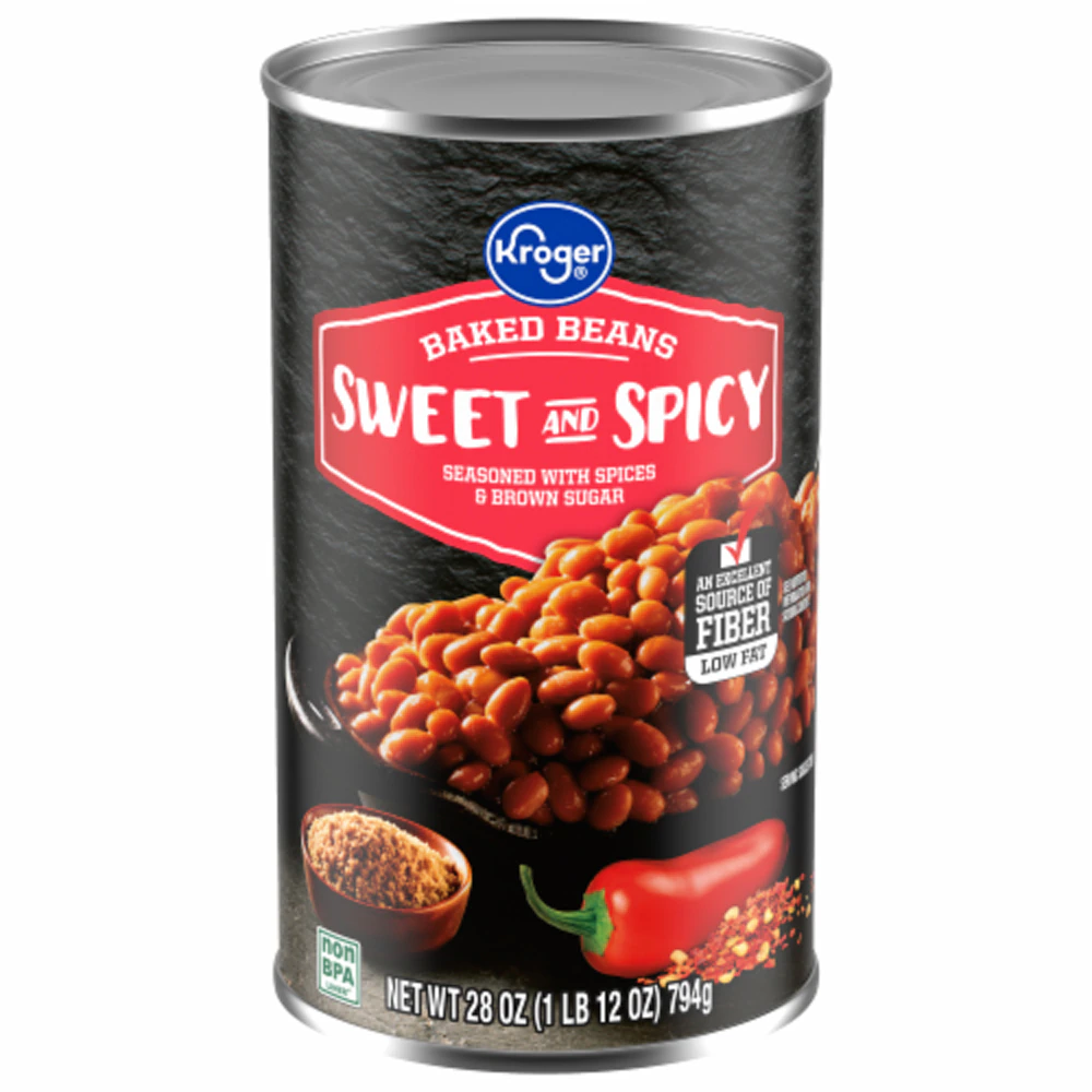 Kroger Sweet And Spicy Baked Beans -- 28 oz