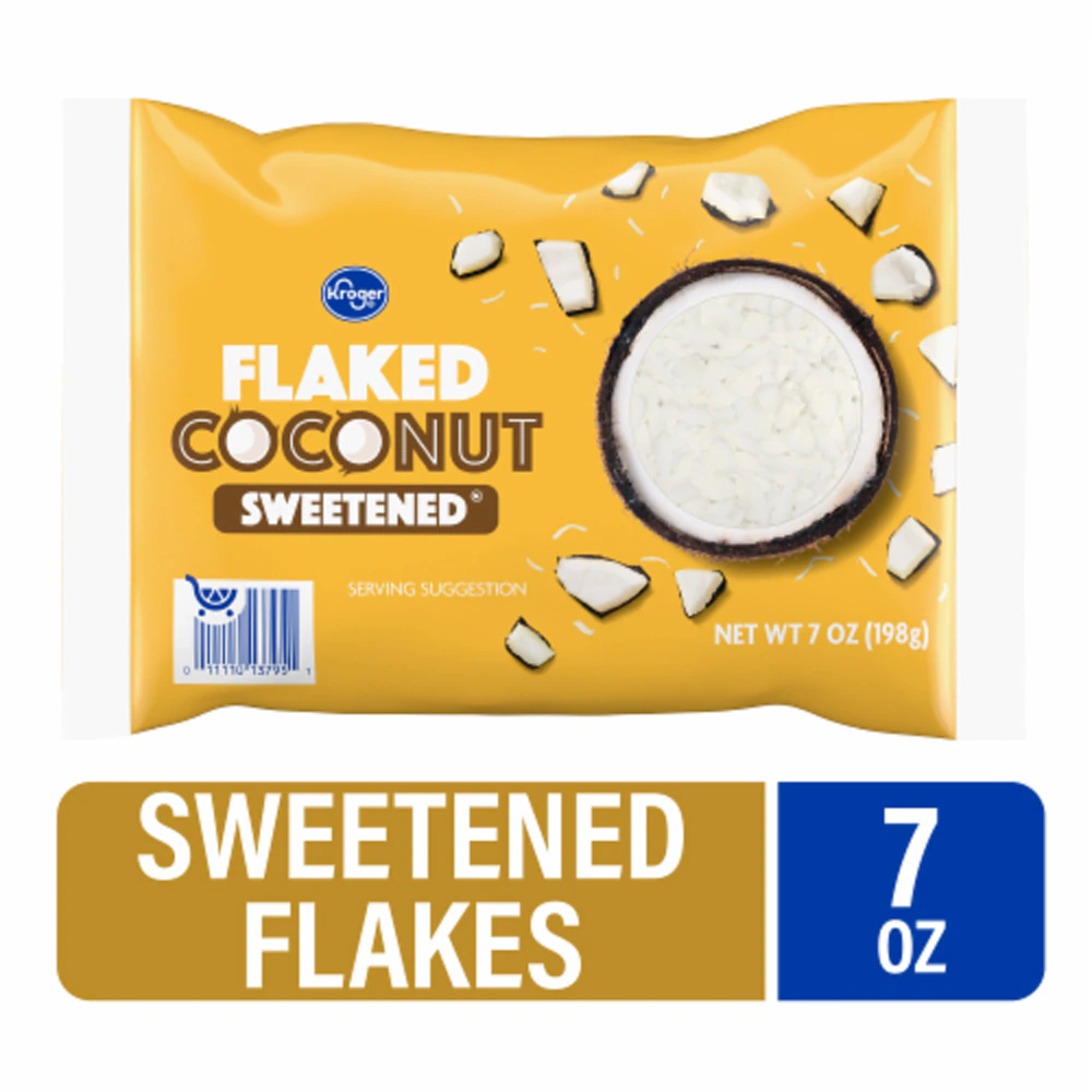Kroger Sweetened Coconut Flakes -- 7 oz