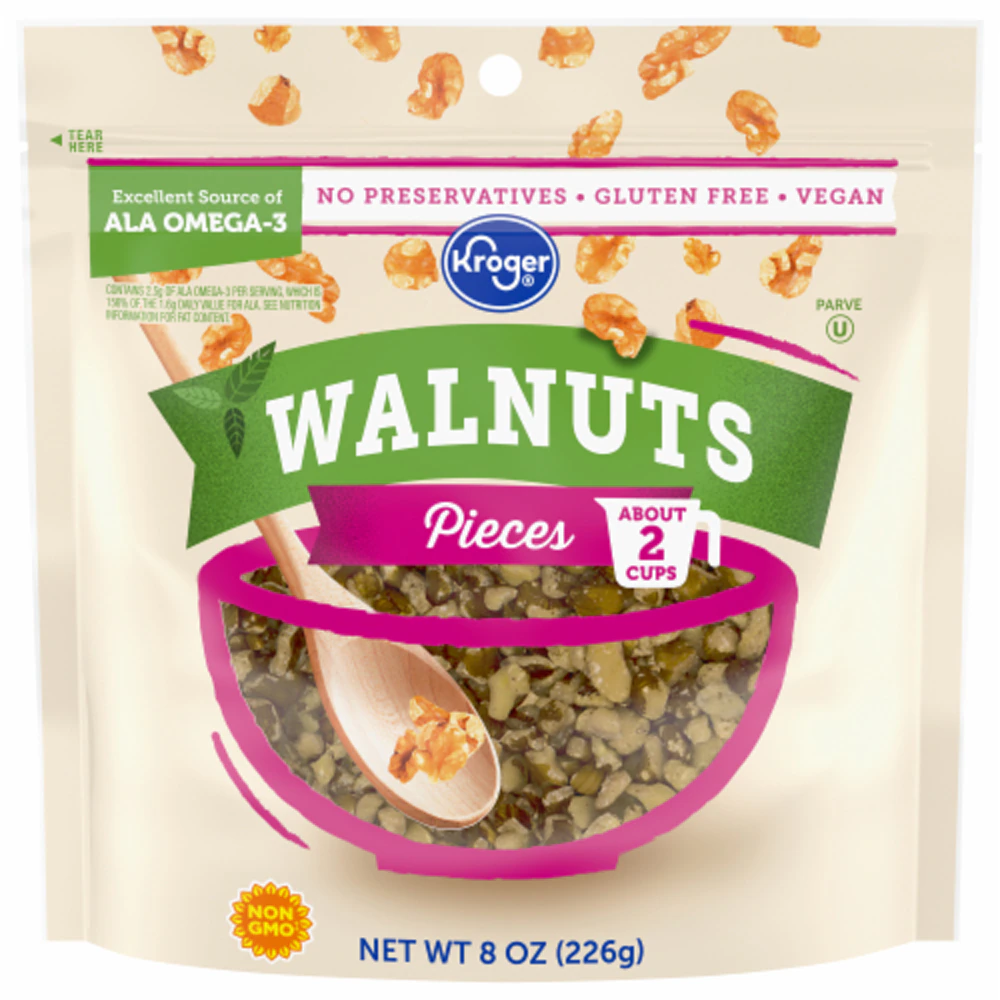 Kroger Walnut Pieces -- 8 oz