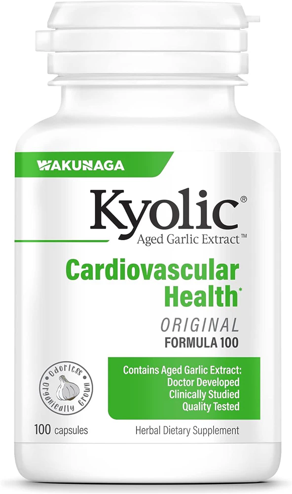 Kyolic Aged Garlic Extract Cardiovascular Original Formula 100 -- 100 Capsules