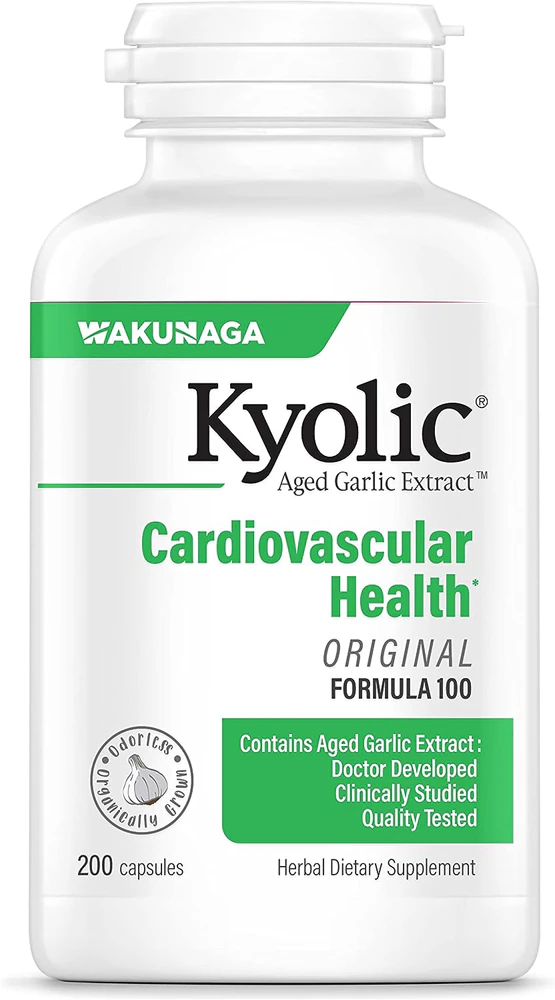 Kyolic Aged Garlic Extract? Cardiovascular Original Formula 100 -- 200 Capsules