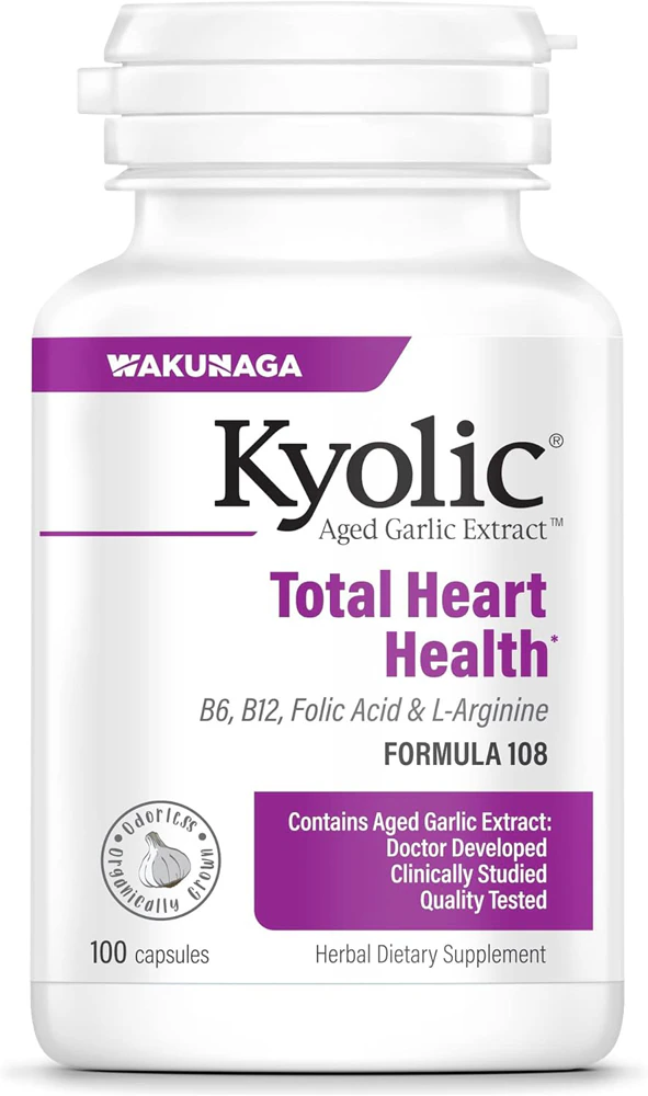 Kyolic Aged Garlic Extract? Total Heart Health Formula 108 -- 100 Capsules
