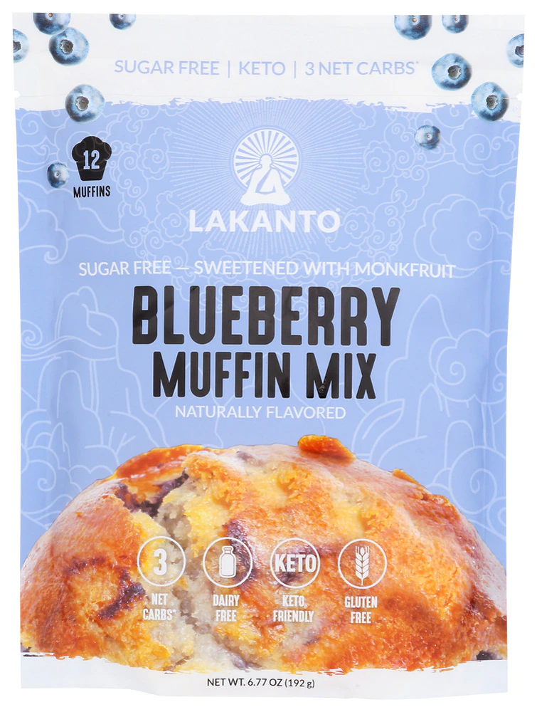 Lakanto Sugar Free Blueberry Muffin Mix -- 6.77 oz