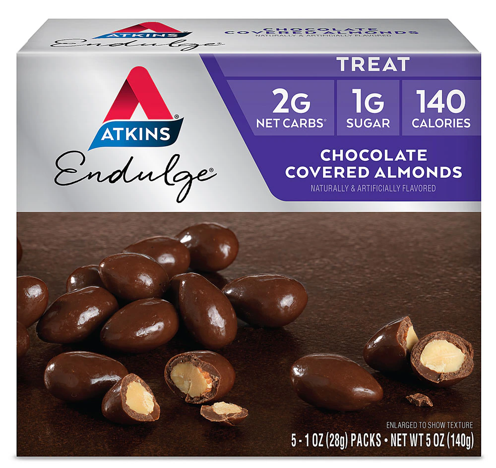 Atkins Endulge Chocolate Covered Almonds -- 5 Pack